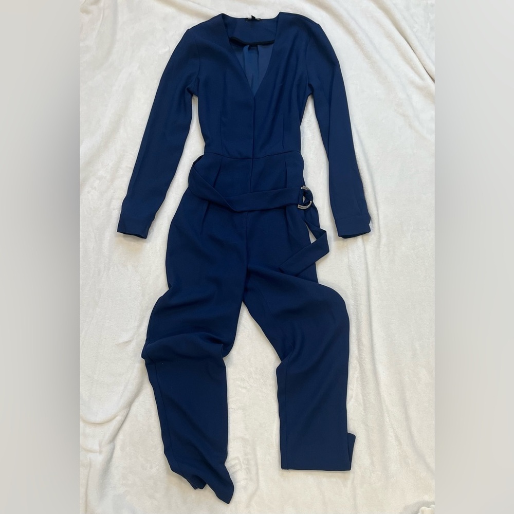 Kenneth Cole Navy Blue One-Piece Pants Suit NWT